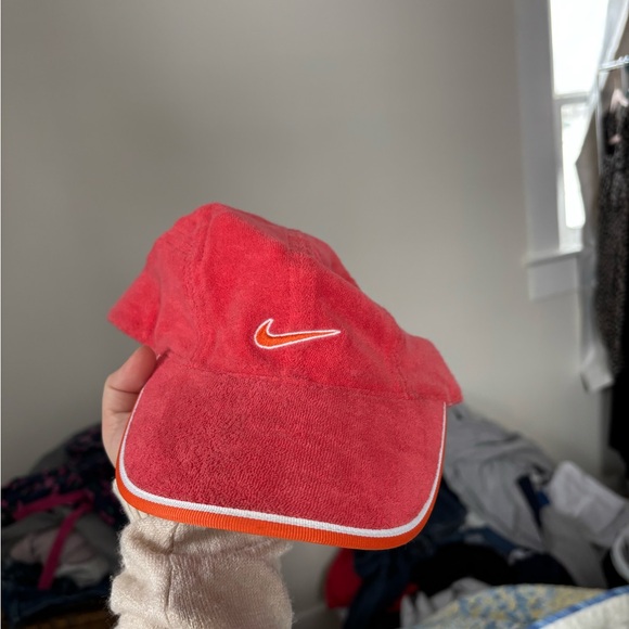 Nike Accessories - Y2k Nike terry cloth hat